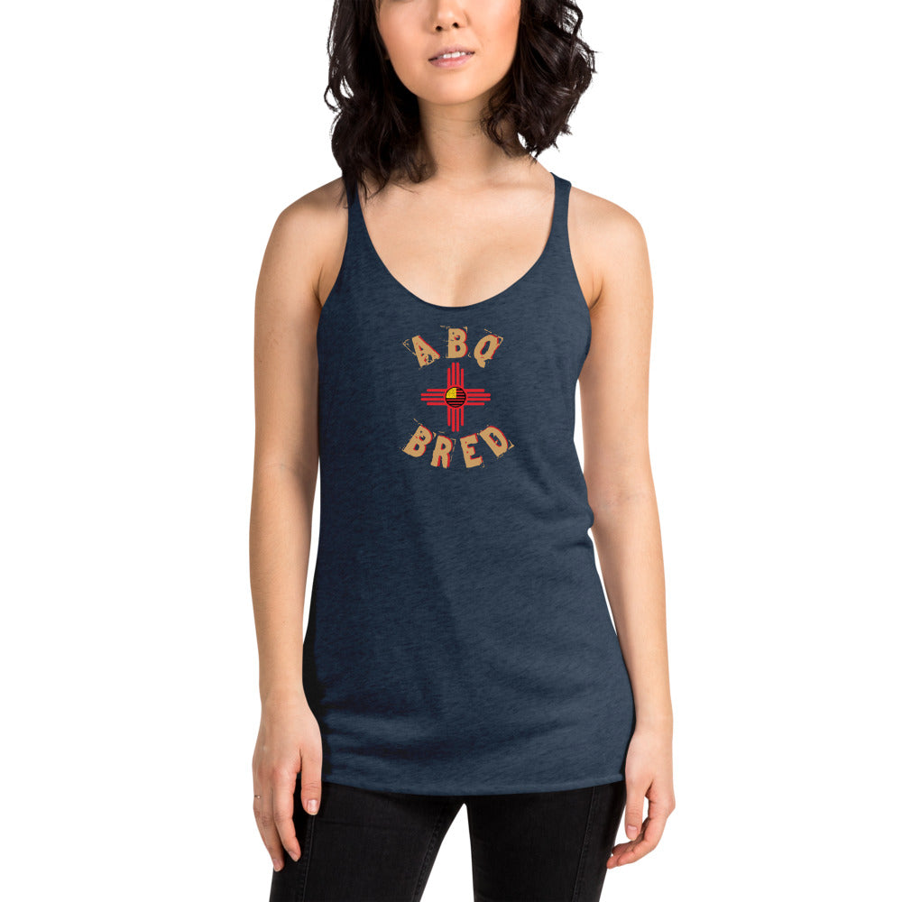 ABQ Bred - Tan Red Lady Racerback Tank