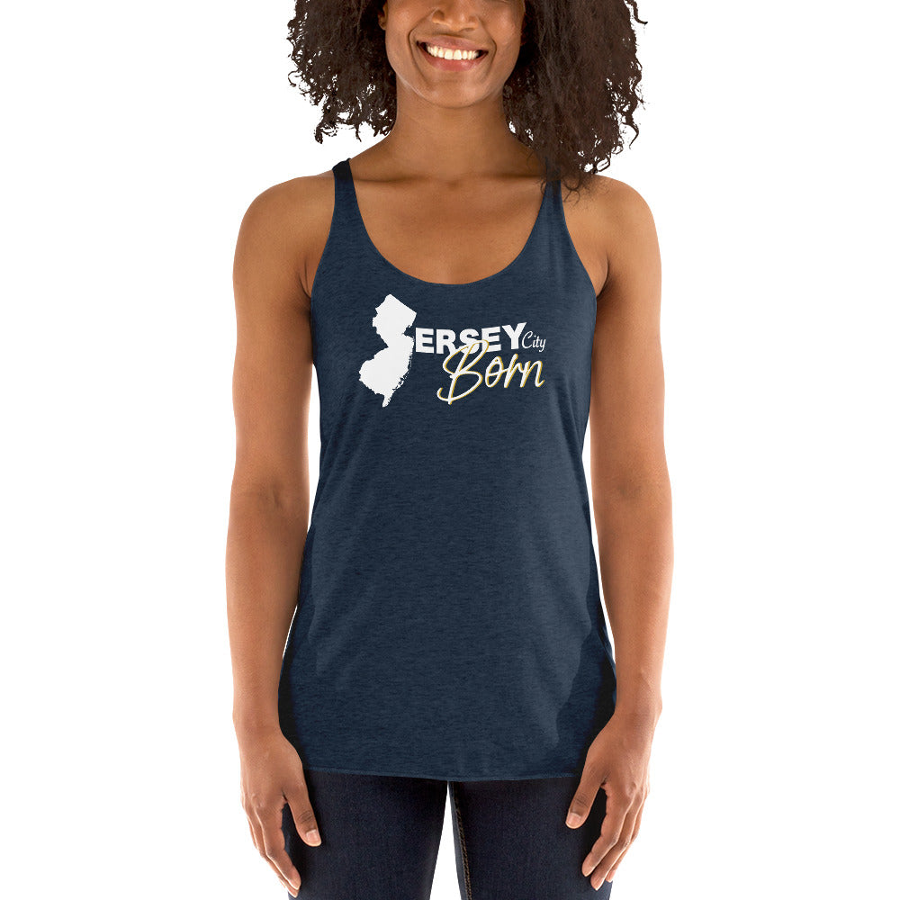 Jersey City Born - Women's Racerback Tank