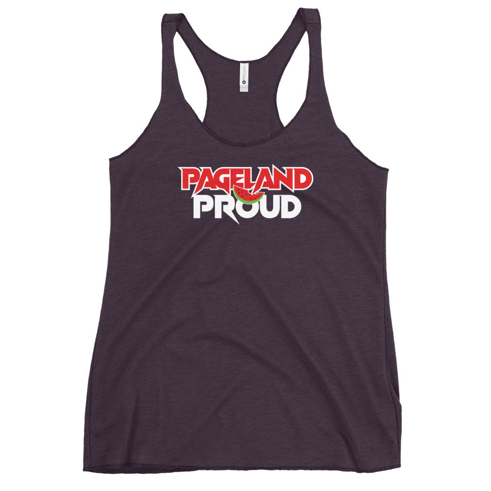 Pageland Proud - Lady Racerback Tank