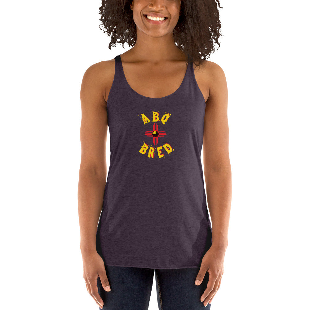 Albuquerque Bred -Lady Racerback Tank