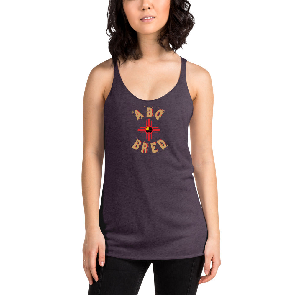ABQ Bred - Tan Red Lady Racerback Tank