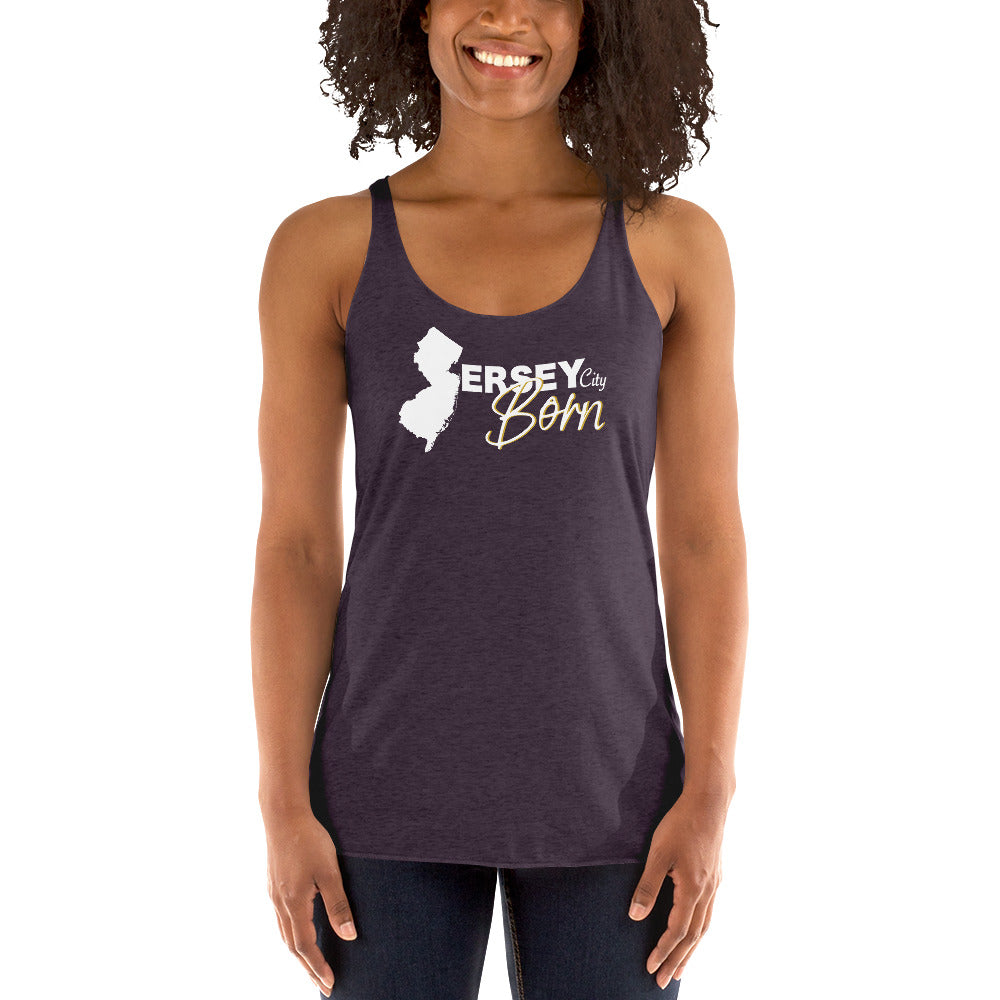 Jersey City Born - Women's Racerback Tank