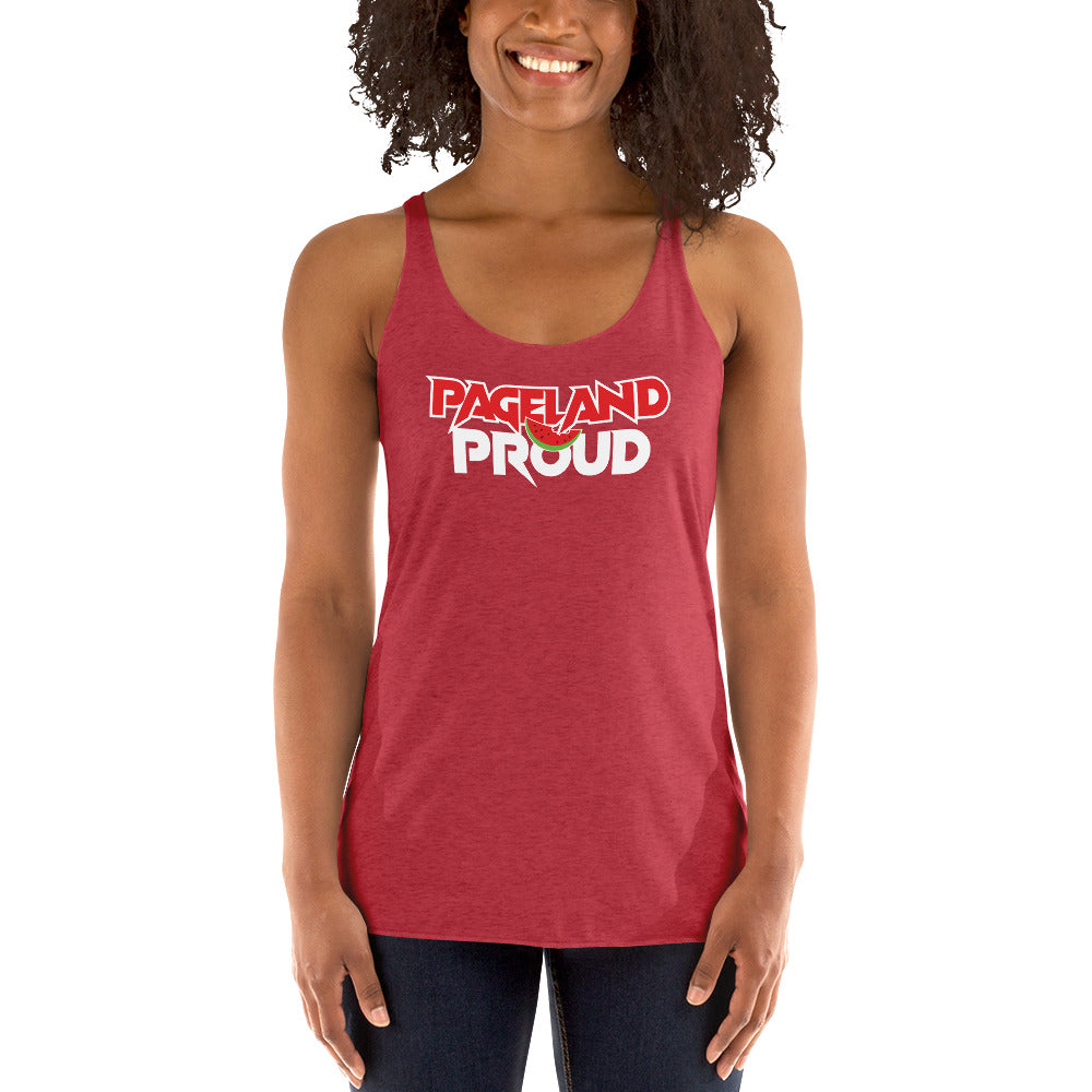 Pageland Proud - Lady Racerback Tank