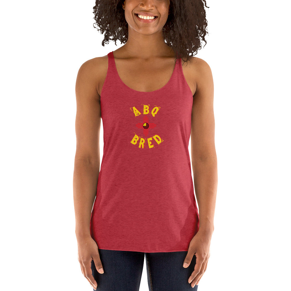 Albuquerque Bred -Lady Racerback Tank