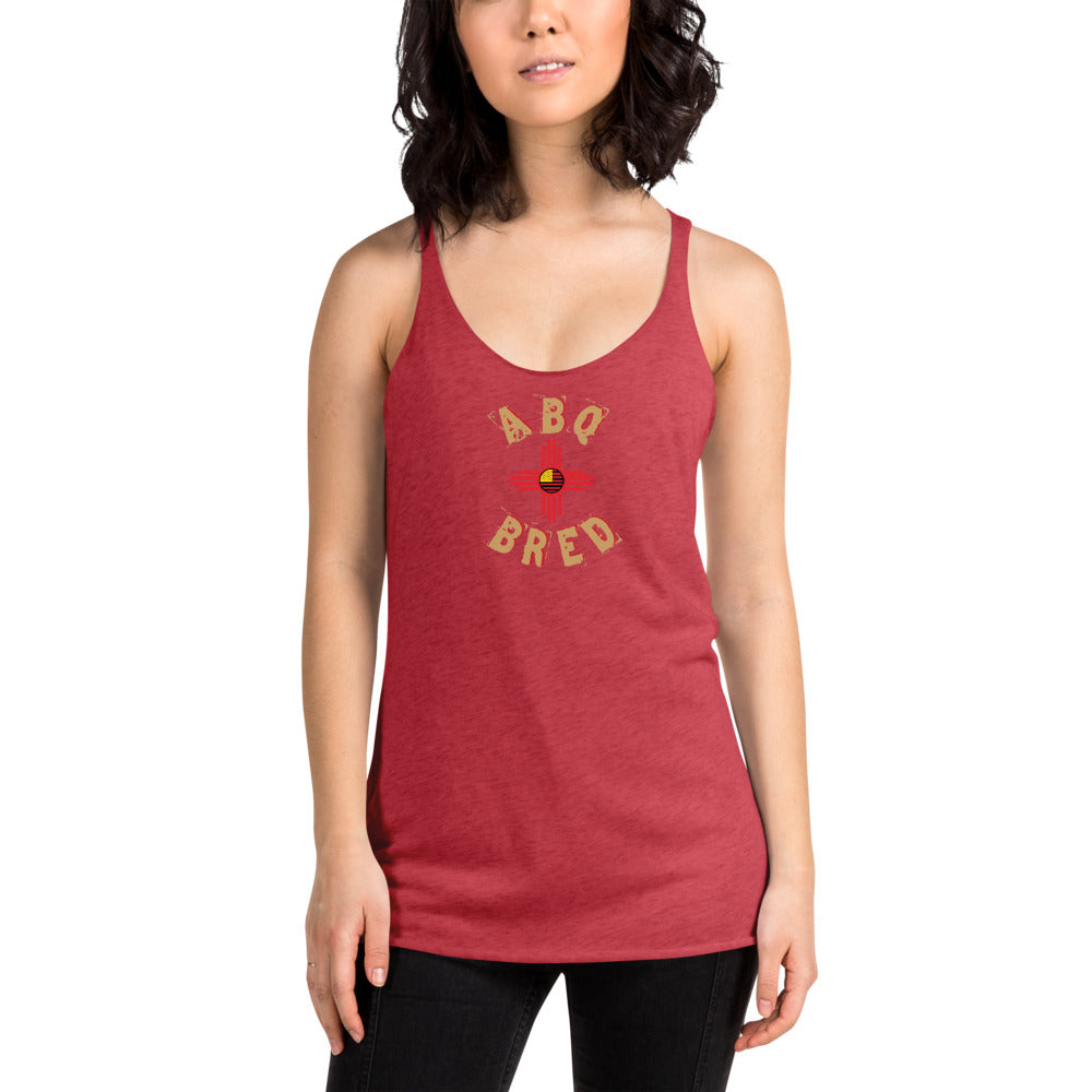 ABQ Bred - Tan Red Lady Racerback Tank