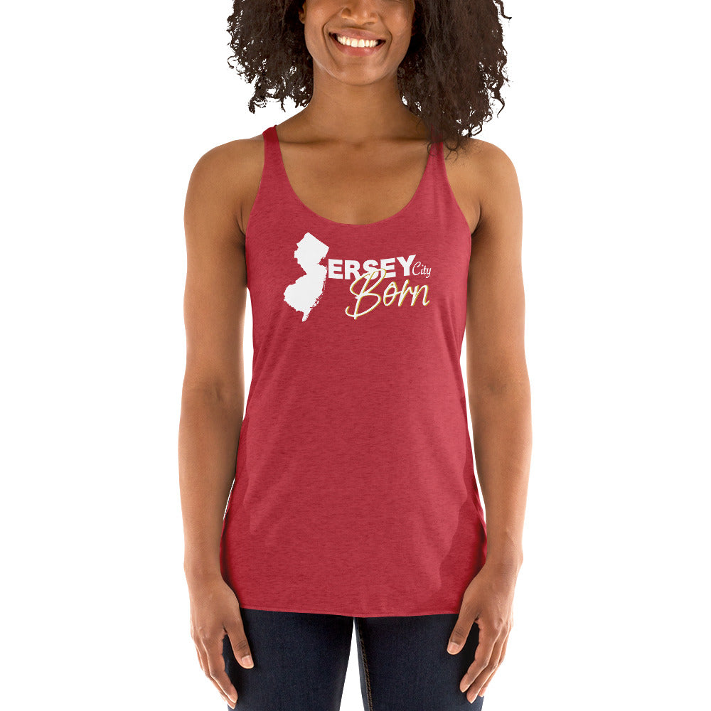 Jersey City Born - Women's Racerback Tank
