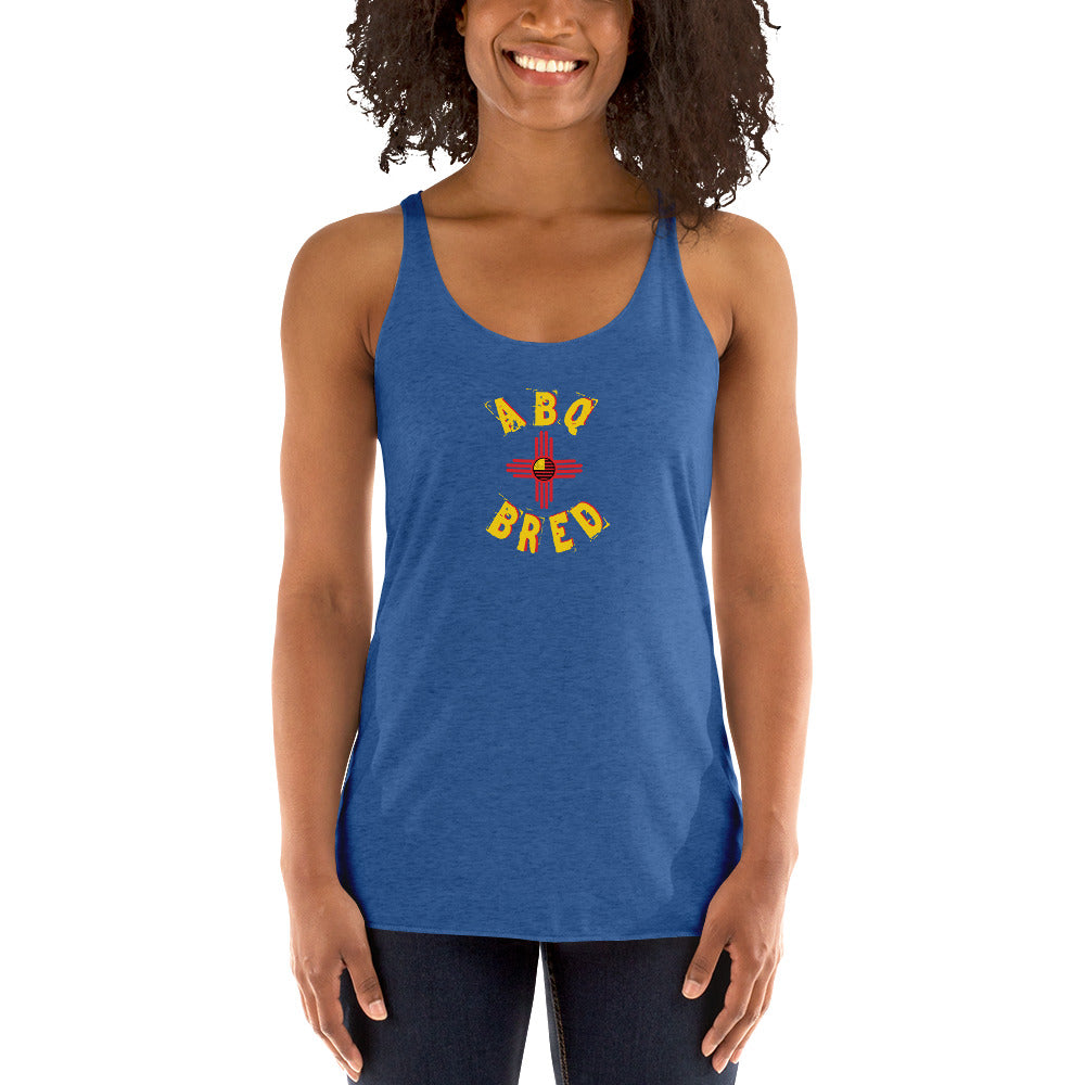 Albuquerque Bred -Lady Racerback Tank