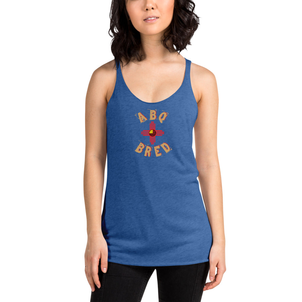 ABQ Bred - Tan Red Lady Racerback Tank