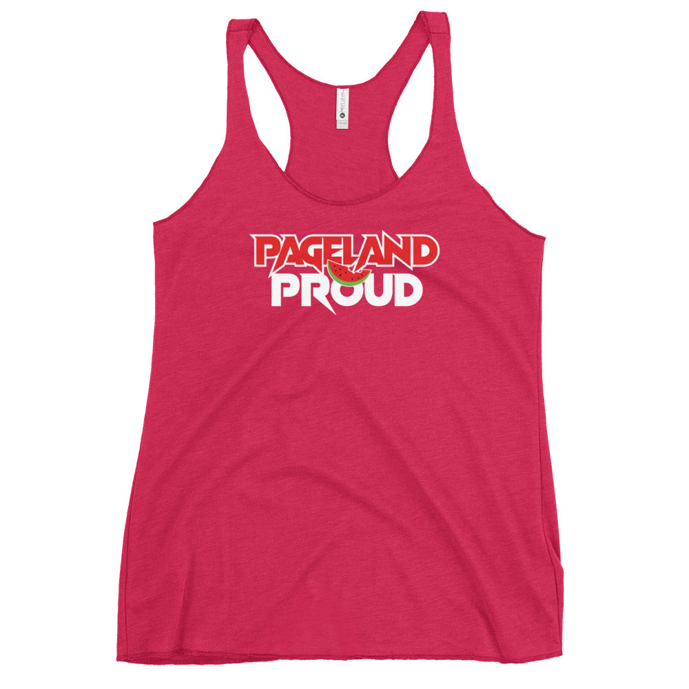 Pageland Proud - Lady Racerback Tank