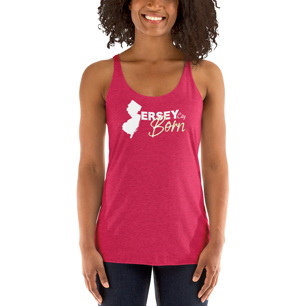 Jersey City Born - Women's Racerback Tank